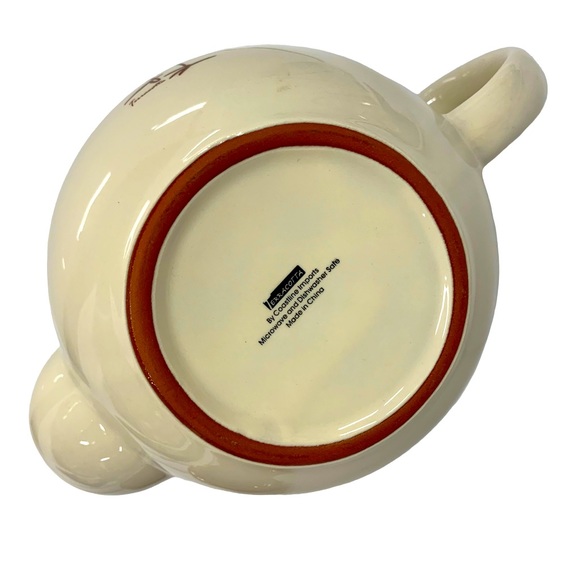 Terra Cotta 40 Ounce Teapot By Coastline Imports - Picture 6 of 9